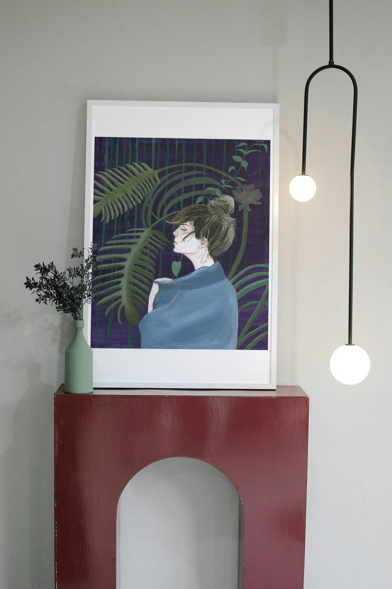 Midnight Glasshouse Print